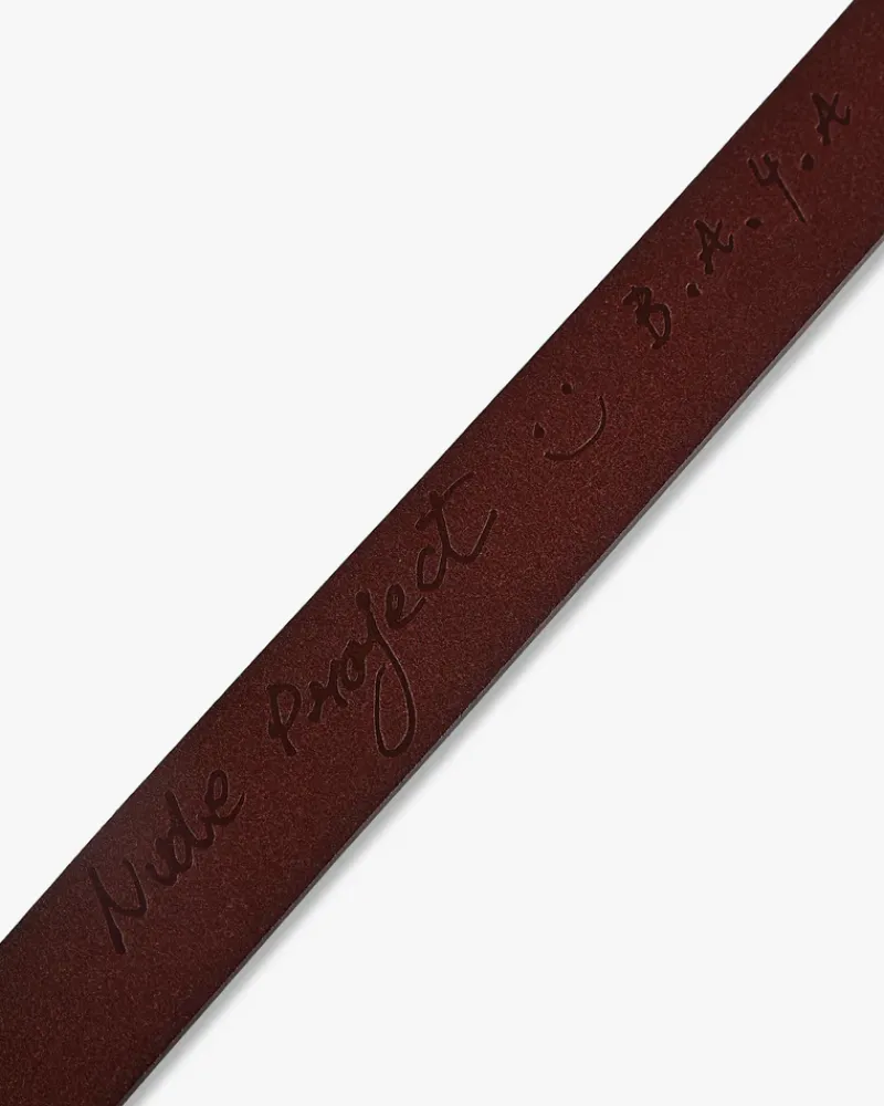 Nude Project Classic Belt Worn Brown Clearance