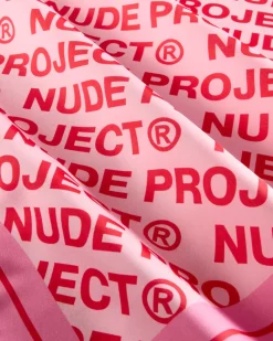 Nude Project Classic Handkerchief Logo Pink Hot