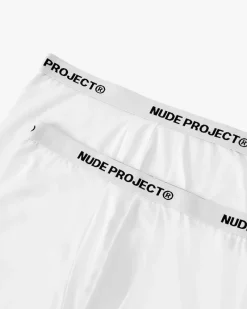 Nude Project Essential Boxer Blanco 2Xpack Discount