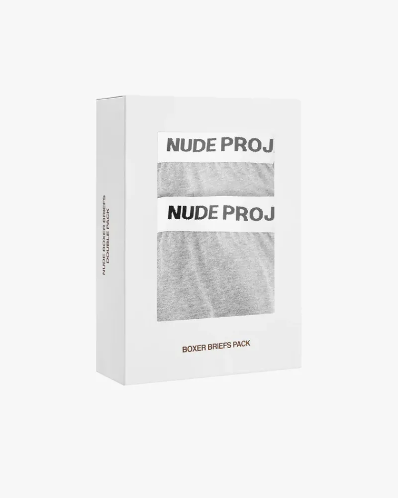 Nude Project Essential Boxer Gris 2Xpack Best