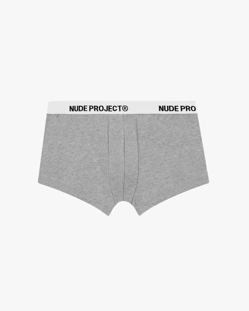 Nude Project Essential Boxer Gris 2Xpack Best