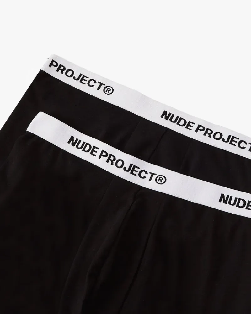 Nude Project Essential Boxer Negro 2Xpack New