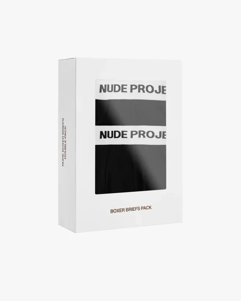 Nude Project Essential Boxer Negro 2Xpack New
