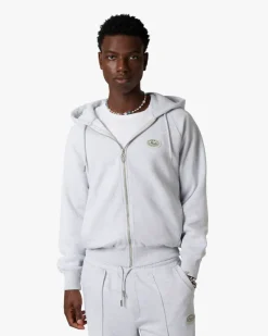 Nude Project Essentials Zip-Up Hoodie Grey Melange