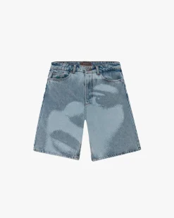 Nude Project Face Denim Shorts