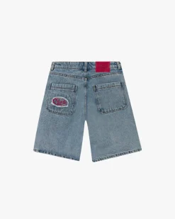 Nude Project Face Denim Shorts