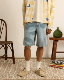 Nude Project Face Denim Shorts