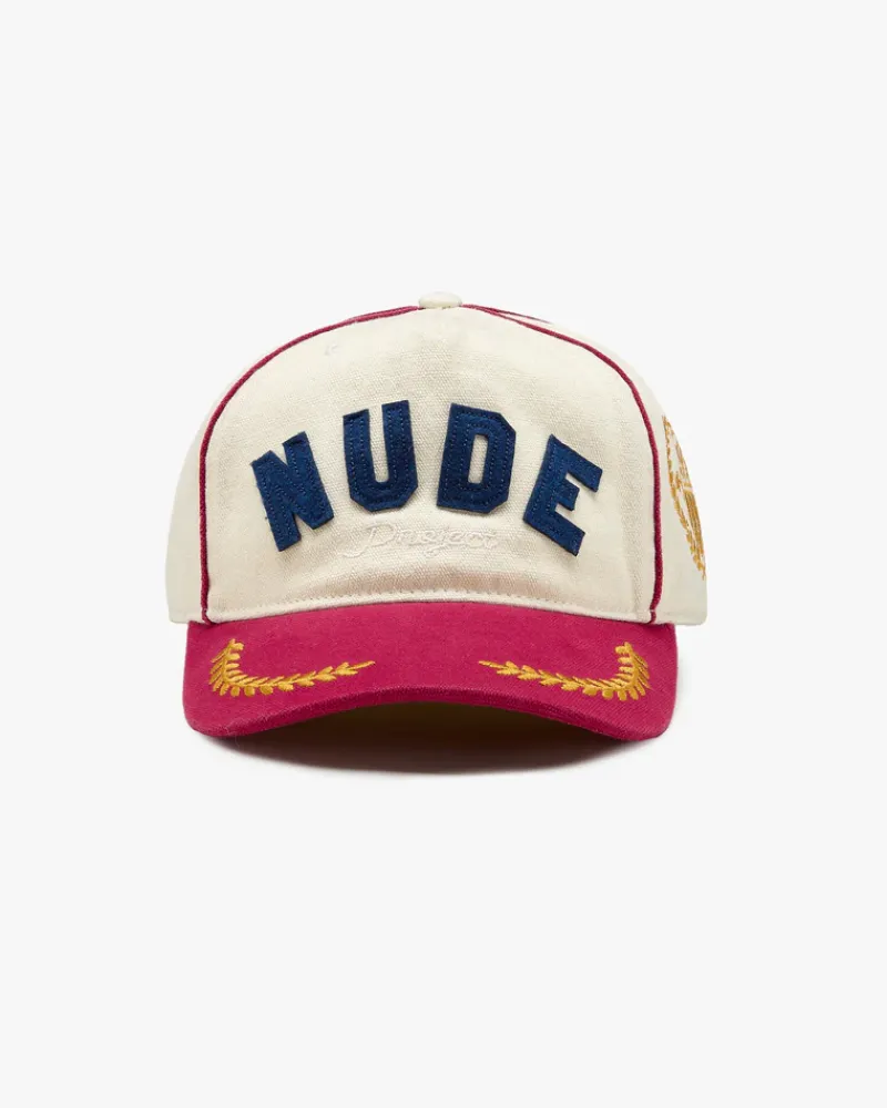 Nude Project Gorra Classic Varsity Burdeos Outlet