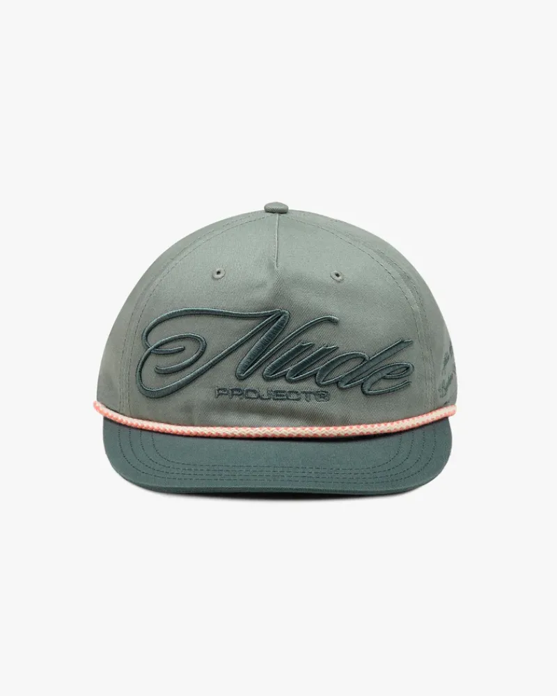 Nude Project Gorra Curvy Verde Clearance