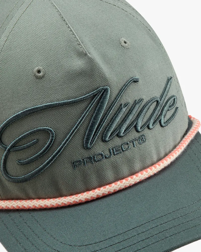 Nude Project Gorra Curvy Verde Clearance