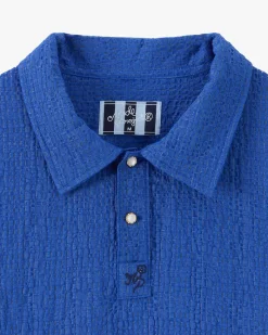 Nude Project Half Polo Blue Best