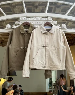 Nude Project Heavy Canvas Trucker Jacket Offwhite