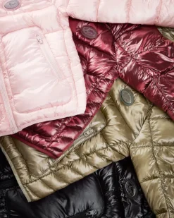 Nude Project Iconic Puffer Jacket Burgundy Hot