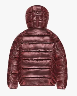 Nude Project Iconic Puffer Jacket Burgundy Hot