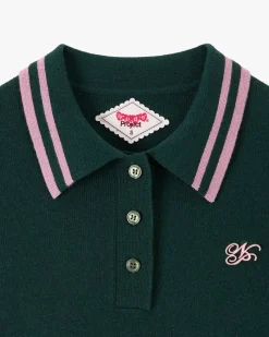 Nude Project Jersey Bacuri Polo Verde Hot