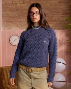 Nude Project Jersey La Nonna Azul Marino Discount