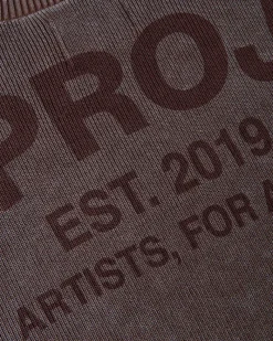 Nude Project Jersey Perfect Crop Marrón Outlet