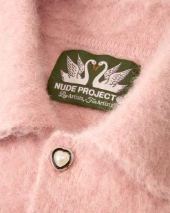 Nude Project Jersey Premium Alpaca Button Up Hot