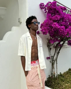 Nude Project Kimchi Resort Shirt Off-White Outlet