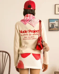 Nude Project Liqueza Knit Marshmallow New