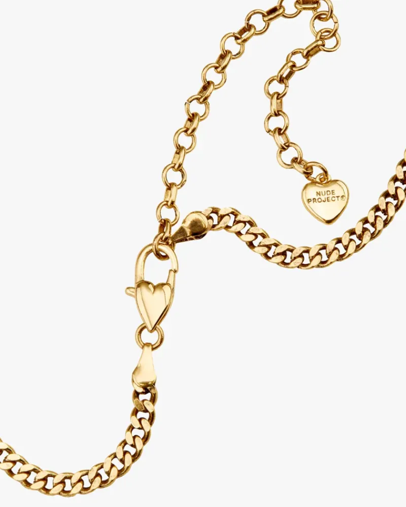 Nude Project Minicuban Necklace Gold Discount