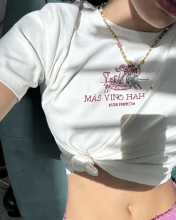 Nude Project Más Vino Tee Cru Online