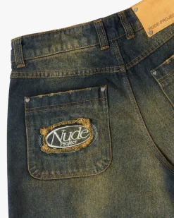 Nude Project Pantalón Baggy Indigo Old New