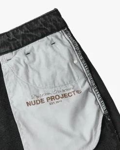 Nude Project Pantalón Baggy Negro Old Sale