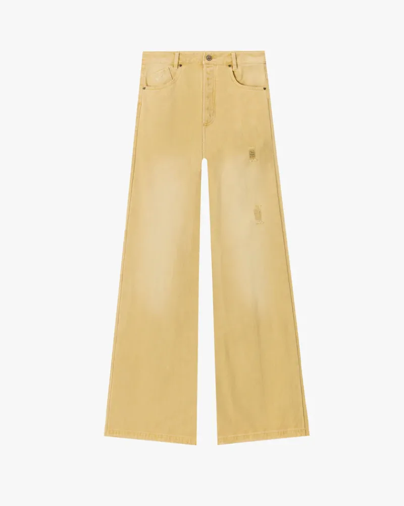 Nude Project Pantalón Bootcut Amarillo Discount