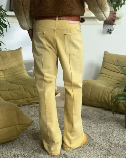 Nude Project Pantalón Bootcut Amarillo Discount