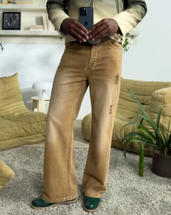 Nude Project Pantalón Bootcut Marrón Sale