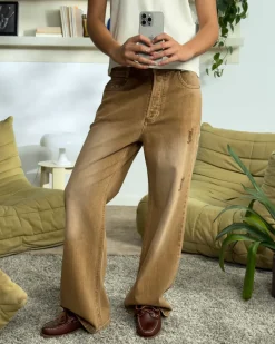 Nude Project Pantalón Bootcut Marrón Sale