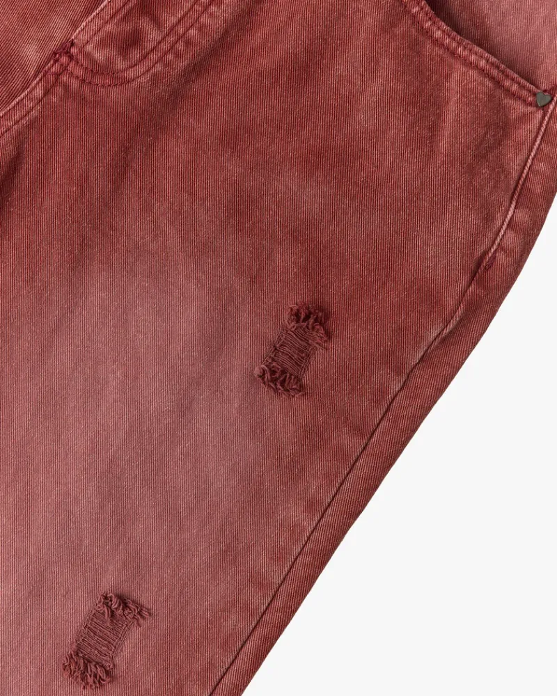 Nude Project Pantalón Bootcut Rojo Online