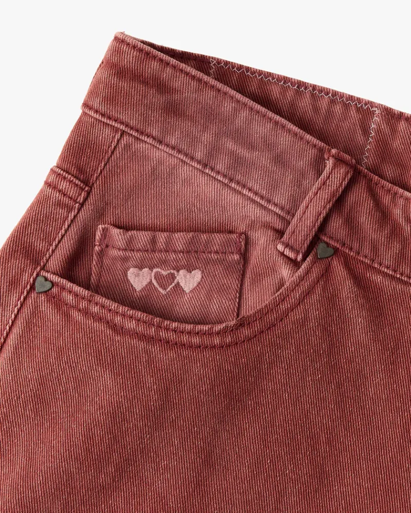 Nude Project Pantalón Bootcut Rojo Online
