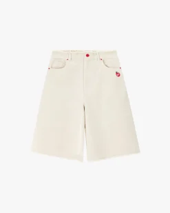 Nude Project Pantalón Corto Apple Crew Denim Raw Hot