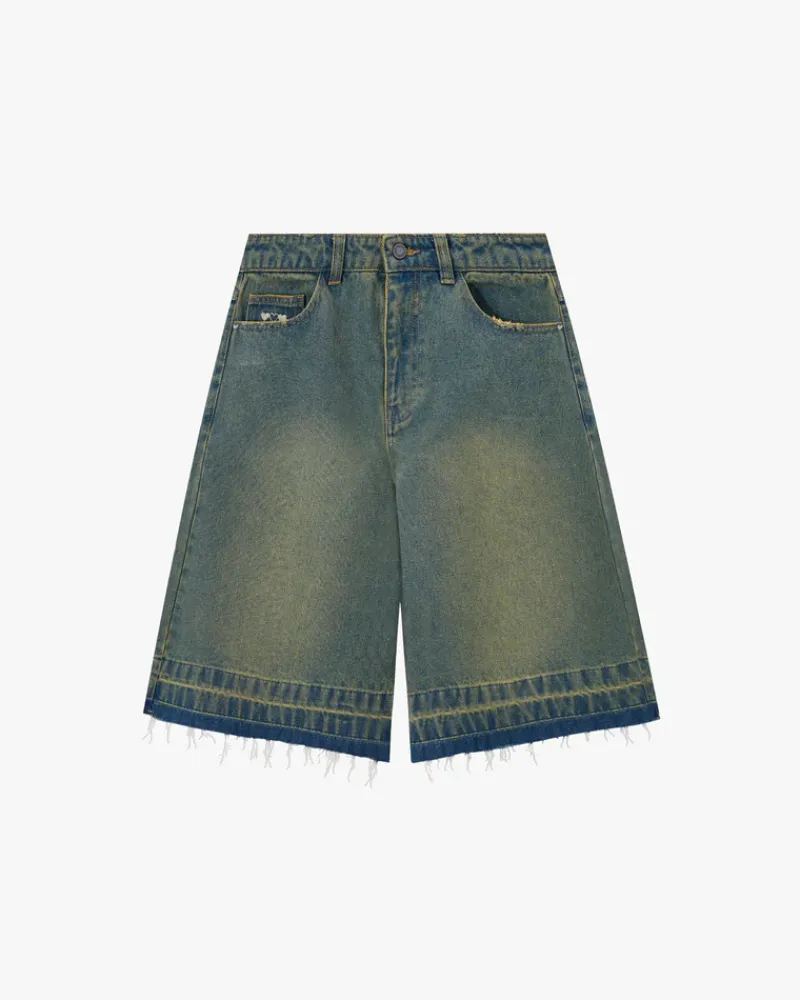 Nude Project Pantalón Corto Baggy Indigo Old Denim Hot