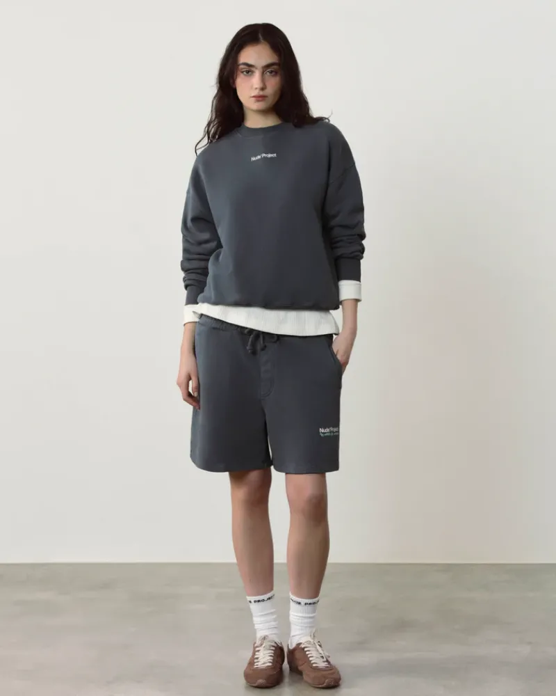 Nude Project Pantalón Corto Cult Kid Gris Oscuro Clearance