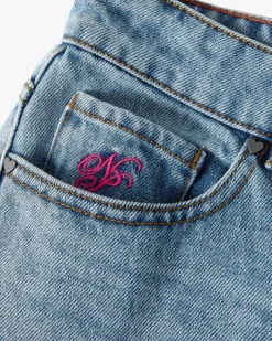 Nude Project Pantalón Corto Denim Flowers Outlet