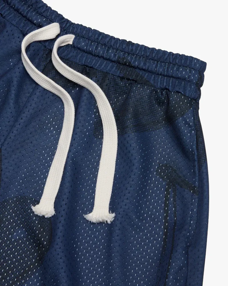 Nude Project Pantalón Corto Mesh Azul Marino