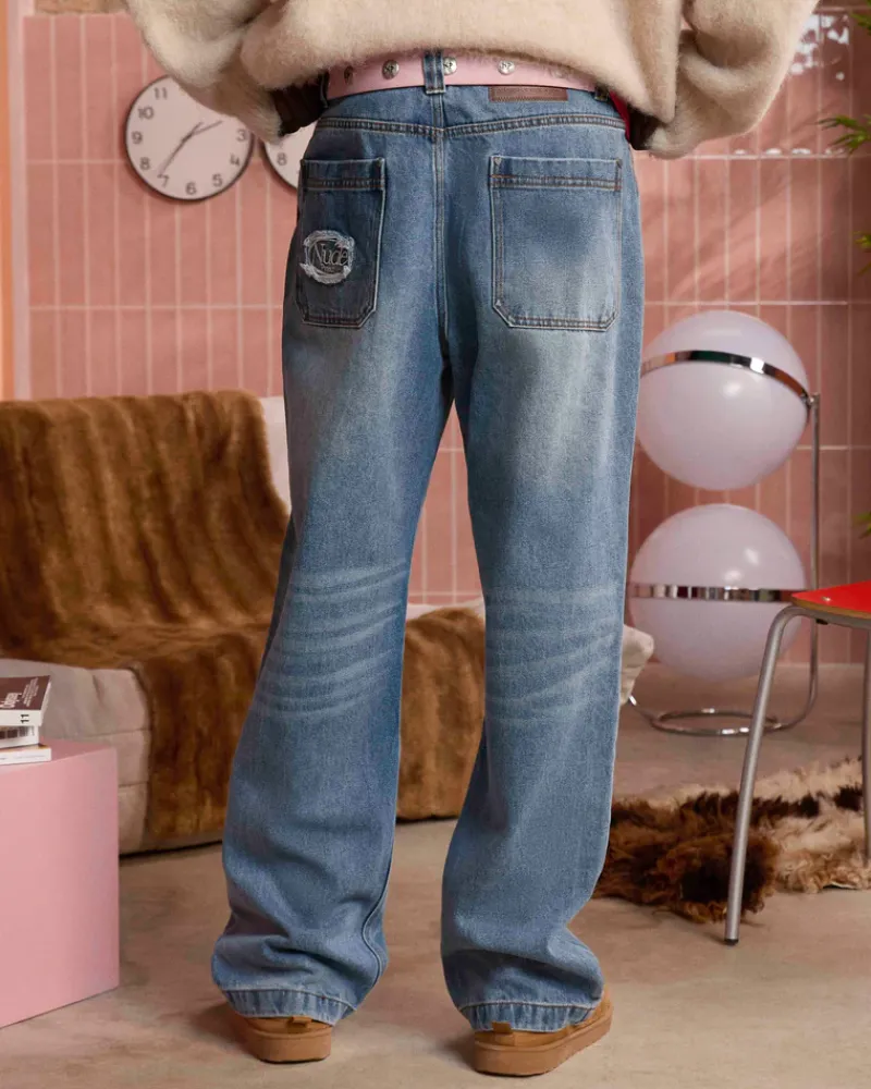 Nude Project Pantalón Vaquero Básico Azul Discount