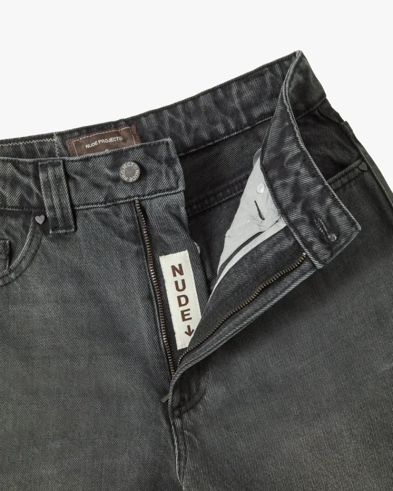 Nude Project Pantalón Vaquero Básico Negro Discount