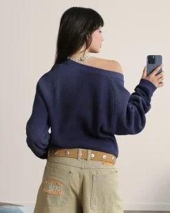 Nude Project Polo Global Soon Waffle Azul Marino Best