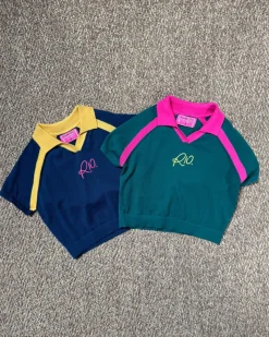 Nude Project R10 Knit Polo Forest Green Discount