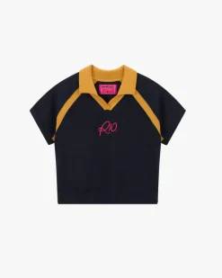 Nude Project R10 Knit Polo Navy Best