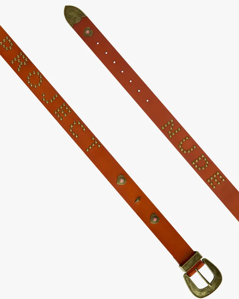 Nude Project Sheriff Belt Brown New
