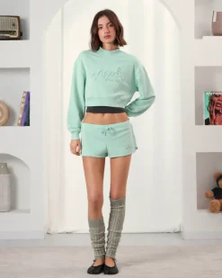 Nude Project Short Lacy Verde Menta Hot