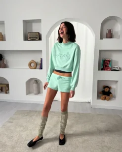 Nude Project Short Lacy Verde Menta Hot