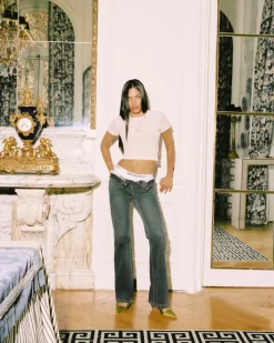 Nude Project Strass Top Pink Sale