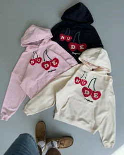 Nude Project Sudadera Cerise Blanco New