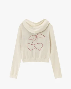 Nude Project Sudadera Con Capucha Papaya Blanco Crema Hot